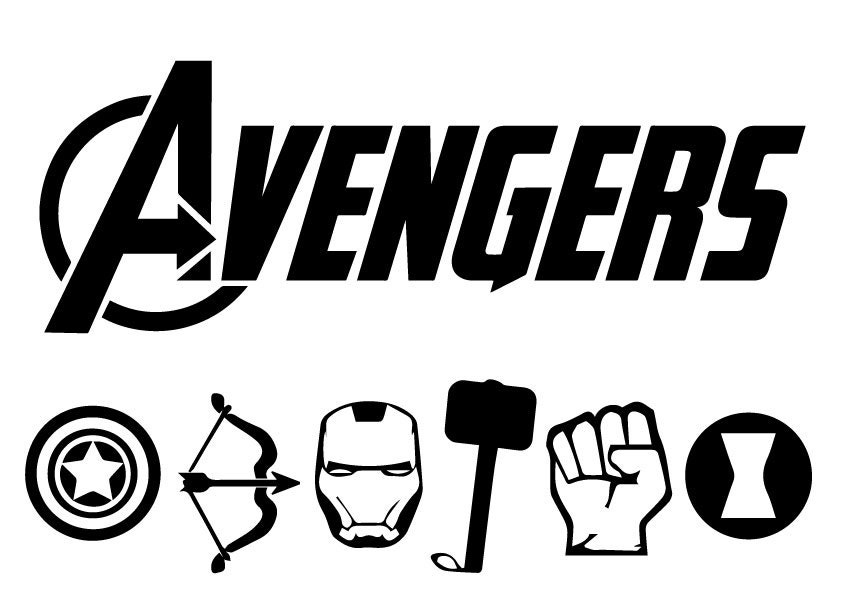 Download Avengers svg Avengers eps Avengers silhouette Avengers
