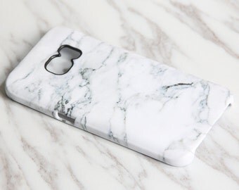 Samsung Galaxy S7 edge Case S8 case Samsung S6 Edge Plus Case Galaxy S6 Edge S6 S5 S4 Case Gift Women Anniversary White Marble KB-0876