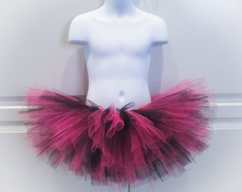 Black and Hot Pink Tutu - Other Colors Available