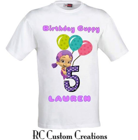 bubble guppy birthday shirt