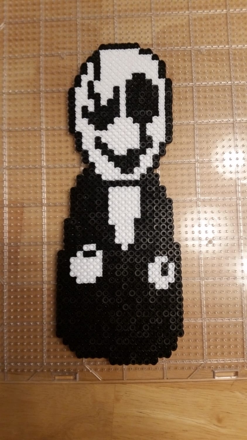 Undertale WD Gaster Perler Bead Sprite by BrandoBeads on Etsy