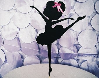 Ballerina Cake Topper, Birthday cake Topper,Ballerina Centerpieces, Ballerina Party Birthday Decorations - Custom Ballerina Cake Topper