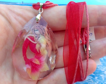 collana con ciondolo sirena degli abbissi - Gioielli - Collane - di
