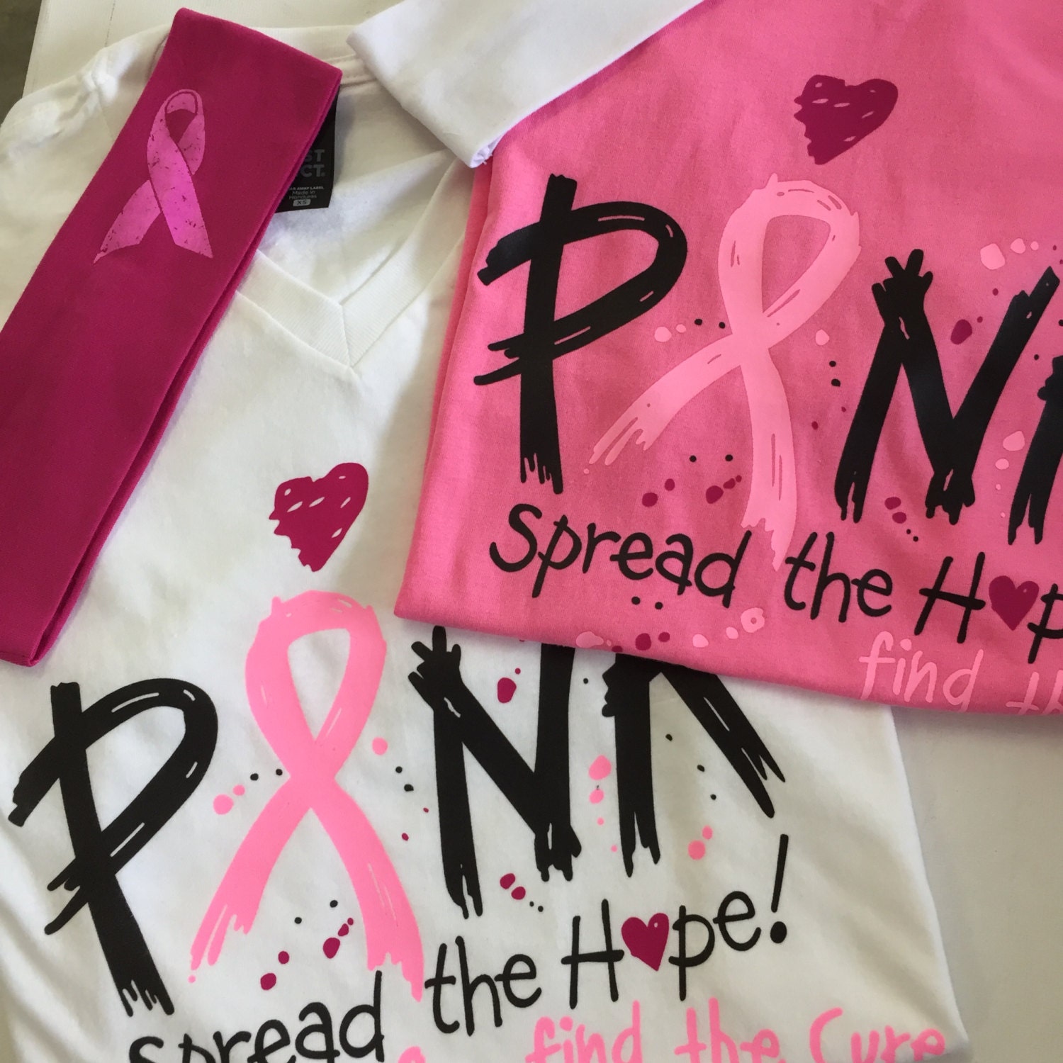 Pink Breast Cancer Awareness T Shirt