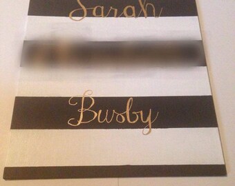 Custom Name Canvas Painting
