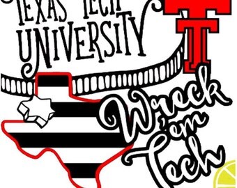 Unique red raiders related items | Etsy