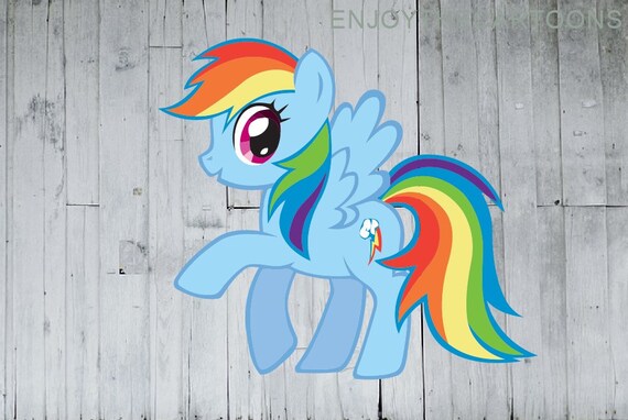 Download My little pony inspired rainbow dash Svg by EnjoyTheCartoons