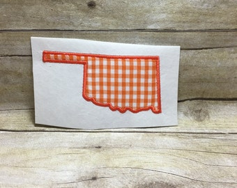Oklahoma Applique, Oklahome Embroidery Design Applique