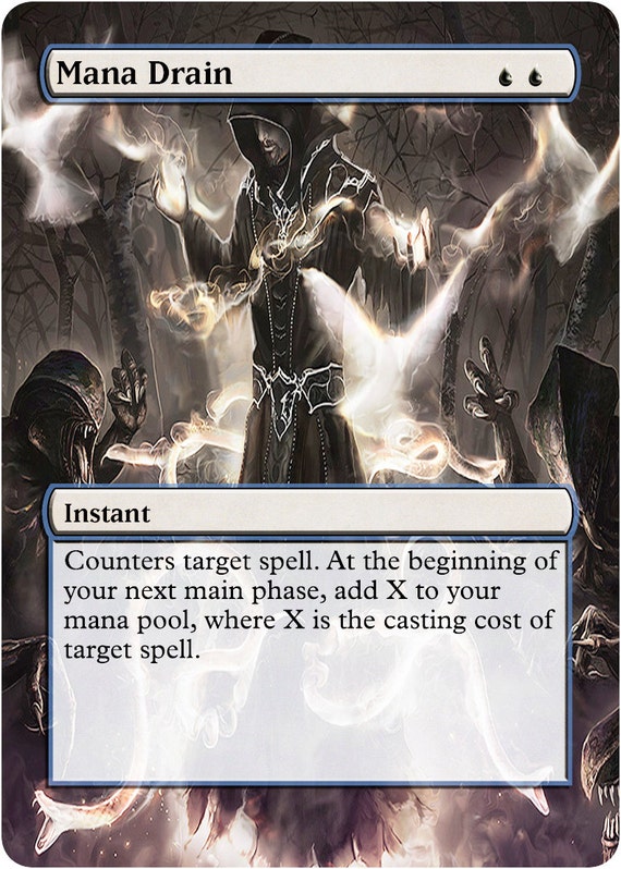 Mana Drain Custom Art Foil or Non Foil Card / by