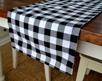 French Country Buffalo Check Table Runner