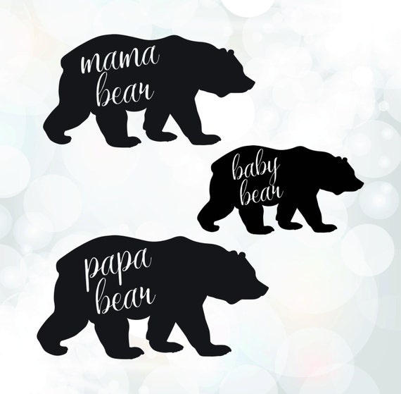 Free Free 143 Mama Bear Baby Bear Svg SVG PNG EPS DXF File