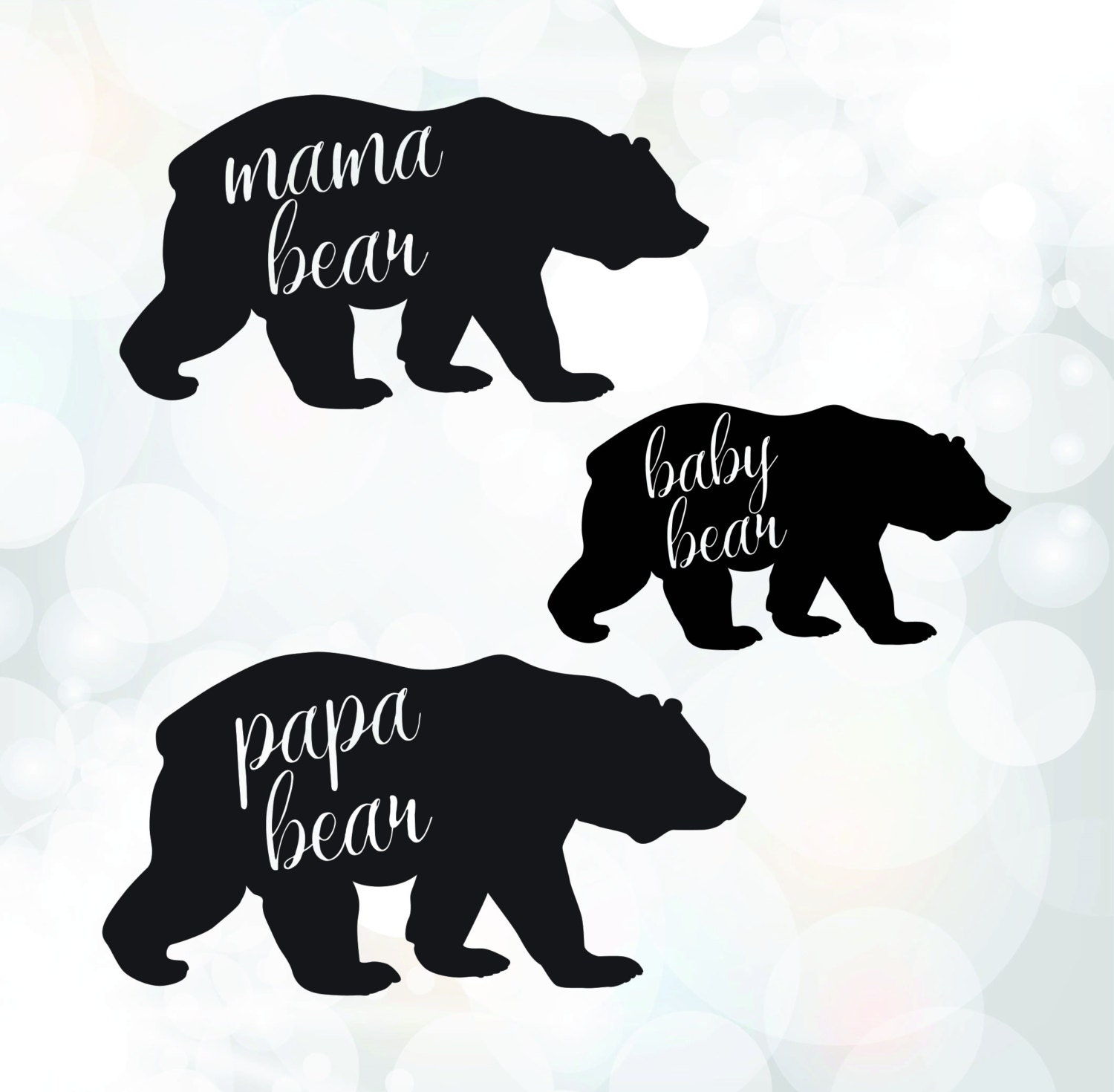 Free Free 218 Silhouette Baby Bear Svg Free SVG PNG EPS DXF File