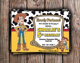 Toy Story Birthday Invitation