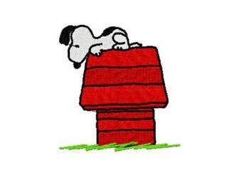 Snoopy Embroidery Design, Instant Download, 10 Formats, .pec, .xxx, .pes, .vip, .vp3, .dst, .10o, .hus, .jef, .exp format