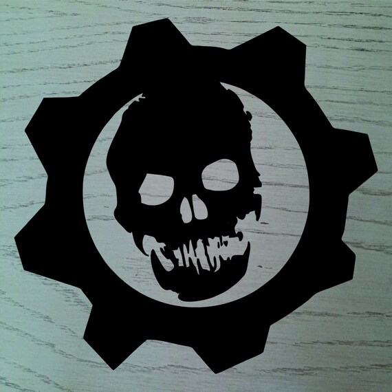 Gears of War Cog Decal by GamerBloxX on Etsy