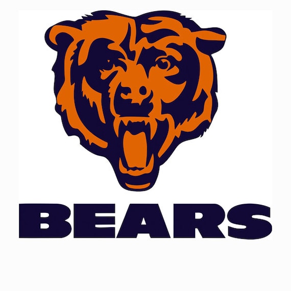 Chicago Bears Logo Layered SVG Dxf Vector File by SVGdesignArt