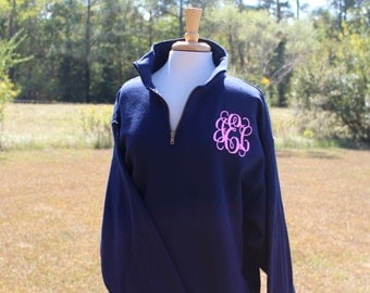 Big Little Sorority Shirt, Big Little Gift, Spirit Shirt, 1/4 Zip Pullover Sweatshirt, Monogrammed Sweatshirt, Personalized , Trending Now