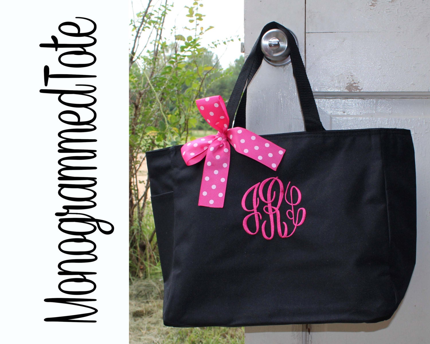 5 Personalized Bridesmaid Gift Tote Bags by PersonalizedGiftsbyJ