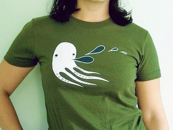 octopus womens shirt