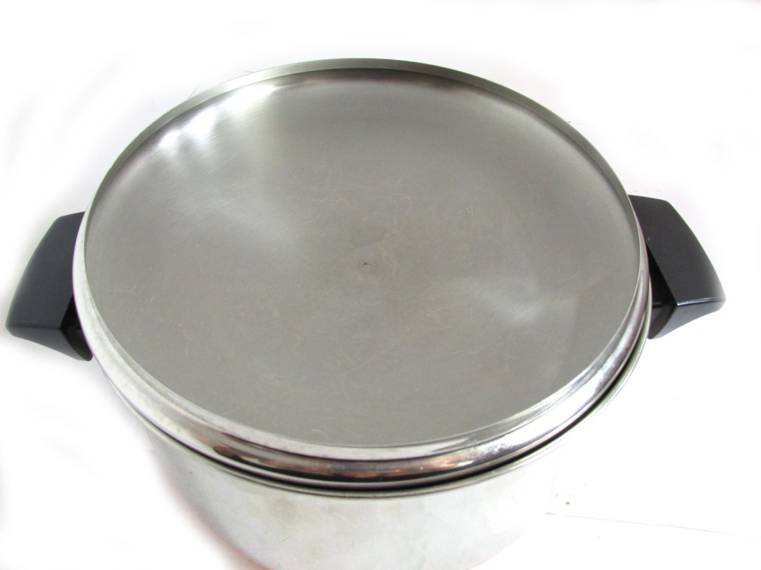 Revere Ware 4 1/2 Qt Dutch Oven 85 Copper Clad Bottom Vintage