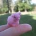 Needle Felted Pig Tiny Miniature Animal