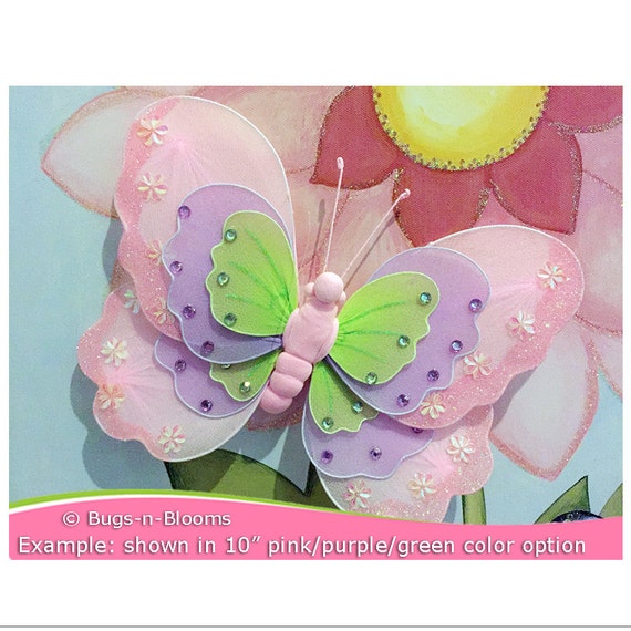 Butterfly Ceiling Decorations Nylon Hanging Butterflies Girls