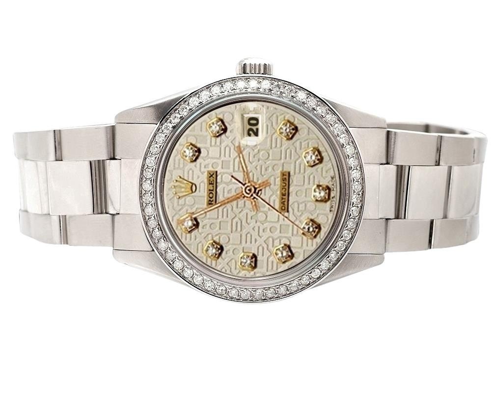date just white dial