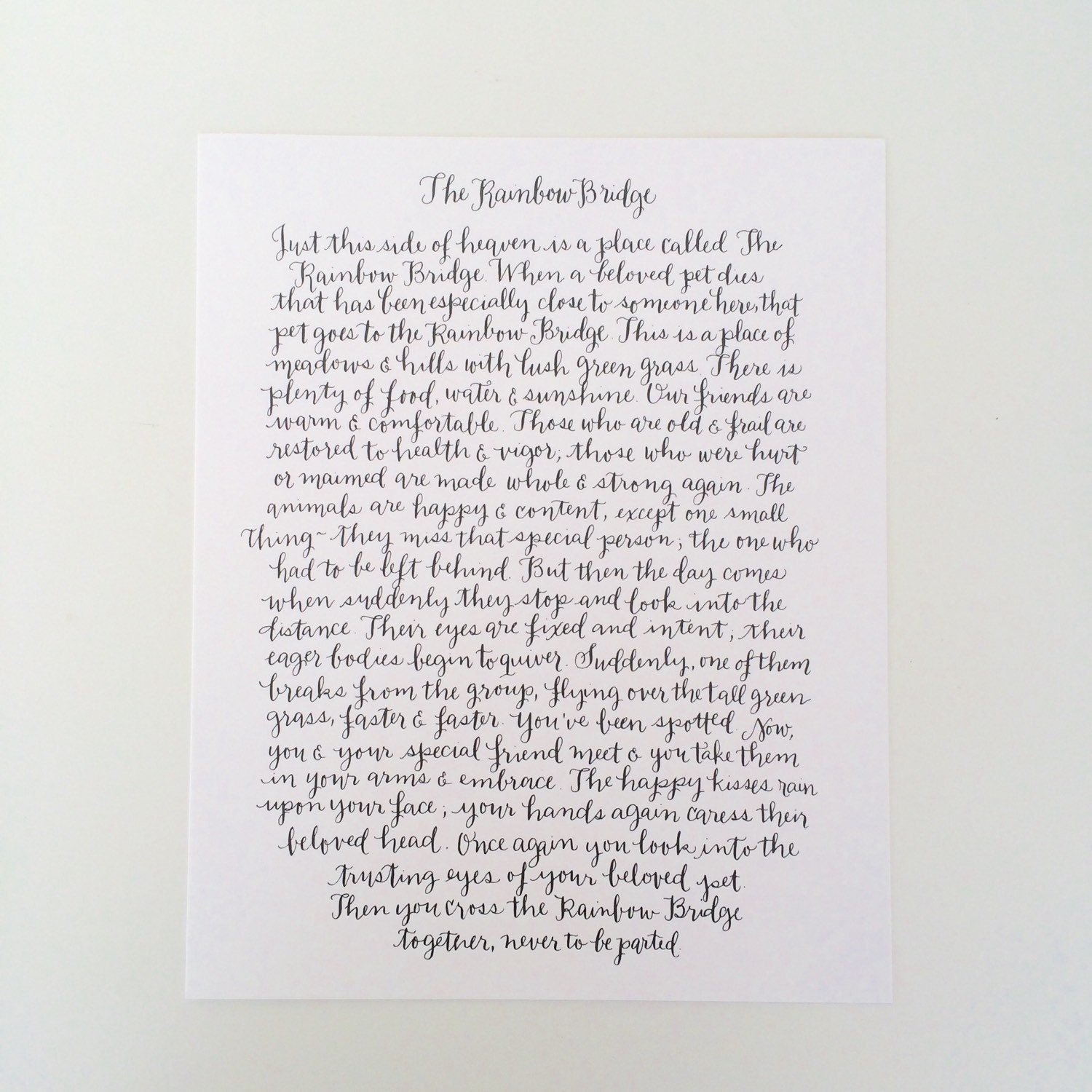 The Rainbow Bridge Print