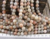 8mm Moonstone Beads, smooth round Gemstone Beads, Multicolor White Peach Gray Mixed Color 8mm Moonstone Beads, smooth round Gemstone Beads, Multicolor White Peach Gray Mixed Color
