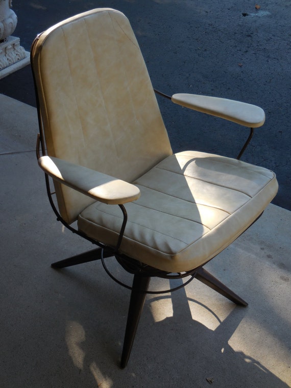 MCM Vintage Homecrest Swivel Chair REDUCED by Serenities on Etsy