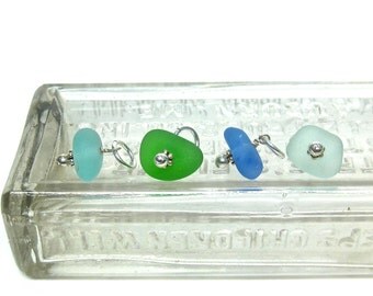 Sea Glass Charm | Beach Glass Charm | Charm | Sea Glass Jewelry | Beach Glass Jewelry | Colorful Charms | Sterling Silver Charms |