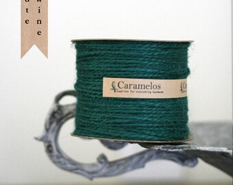 100 yds of Emerald Green Jute Twine