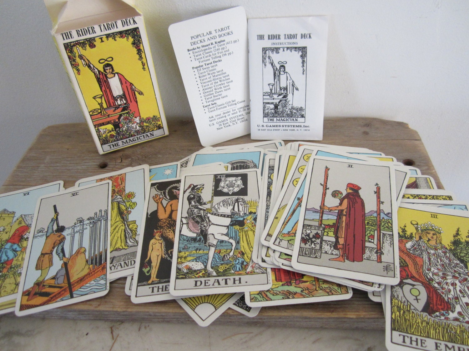 Tarot Cards Set 1971 The Rider Tarot Deck By Arthur Edward