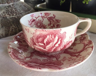 Johnson Brothers English Chippendale Cup and Saucer Set