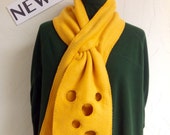 Green Bay Packers Fleece Cheese Head Scarf - Free Shipping