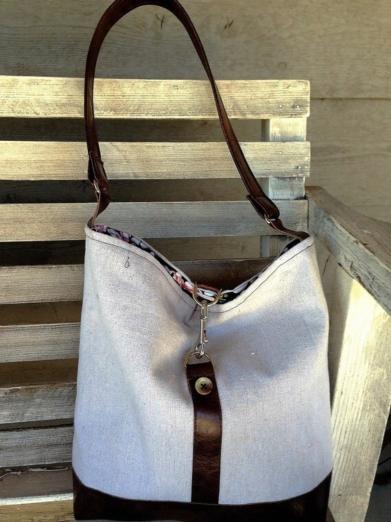 Canvas Bucket Bag