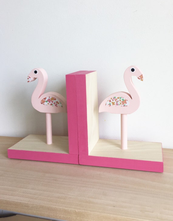 Flamingo Bookends Children Bookends Hot Pink Flamingo Room