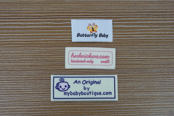 300 PCS Custom Woven labels Artwork Taffeta by worldsalelabel