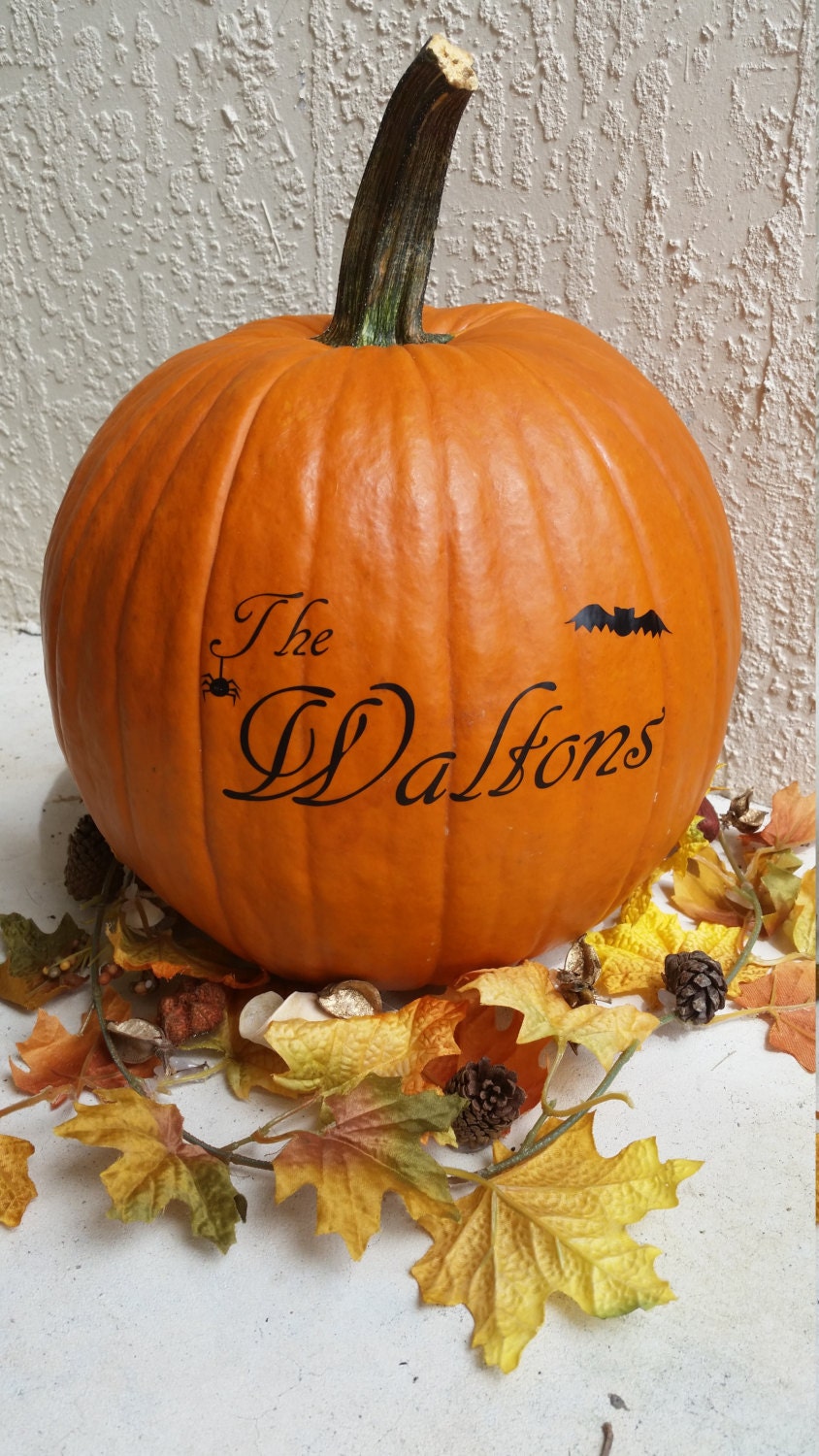 Pumpkin Vinyl Decals custom/personalized