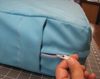 Camper Cushion Covers with zippers for dinette - set of 4 - made to order - custom - you provide fabric - Happy Campers of the South