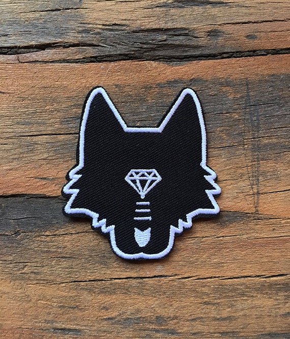 Wolf Head Ironon Patch