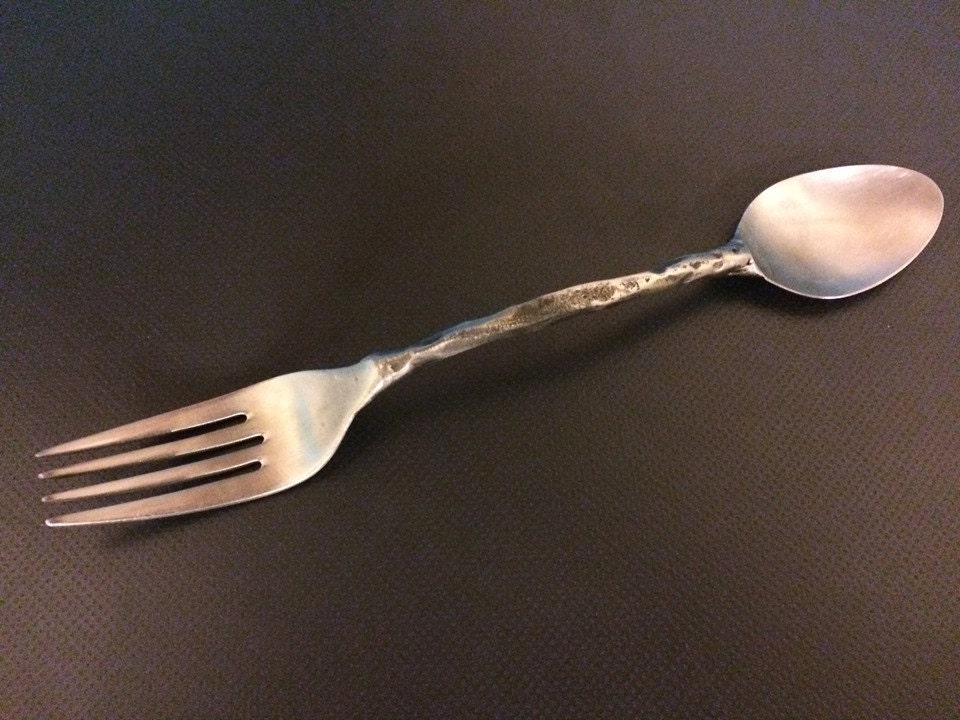 Stainless Steel Spork Hand by surthrival on Etsy