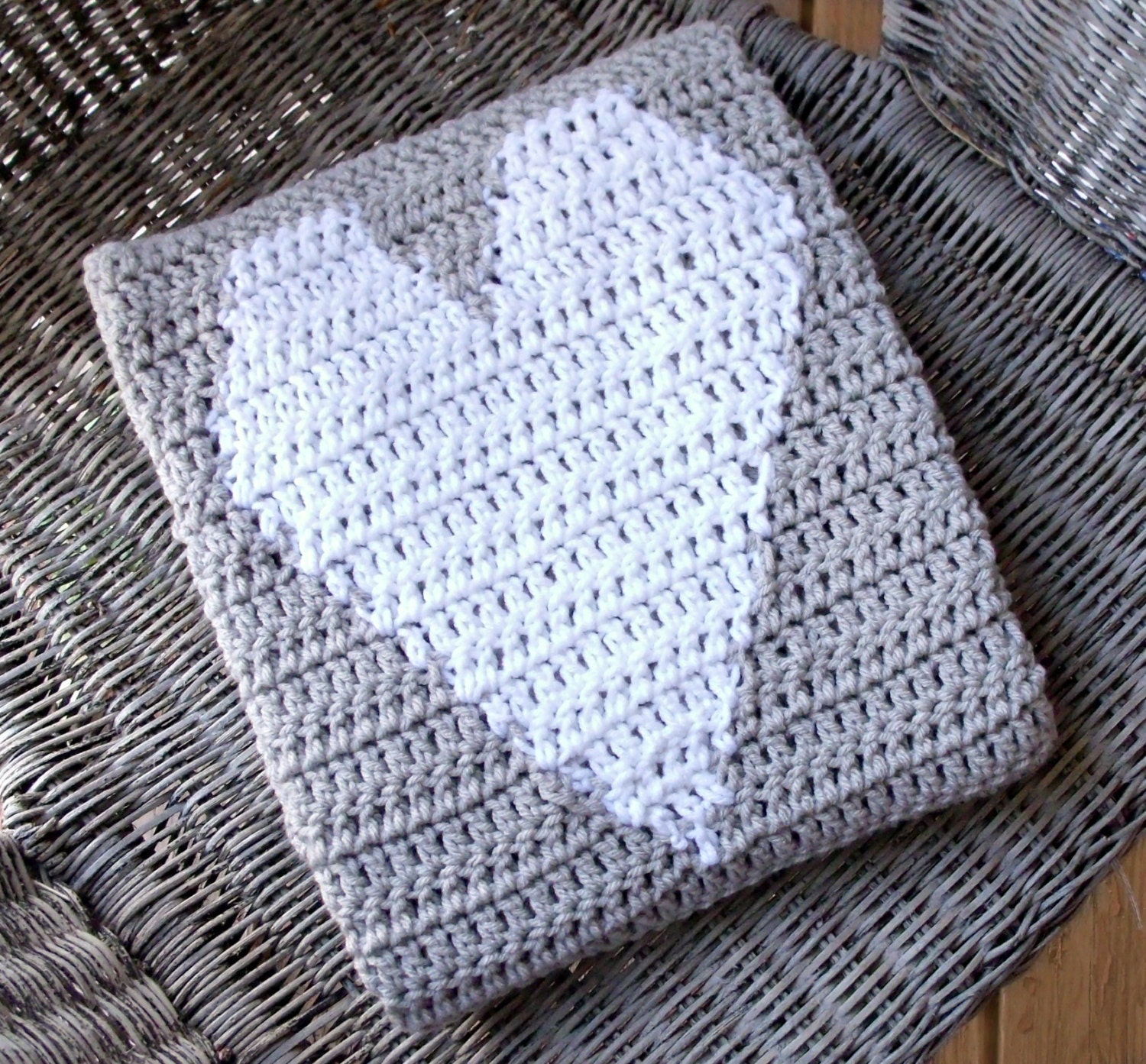 Crochet Heart Blanket Crochet Baby Blanket Heart Baby