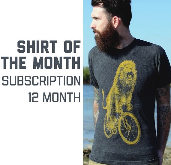 Items similar to Dark Cycle Shirt of the Month Club Subscription 12
