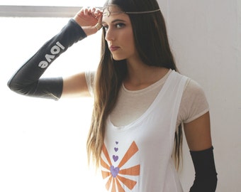 post apocalyptic clothing, arm warmers, yoga clothing, hippie clothing, yoga teacher gift, bridesmaid gift, yoga accessories