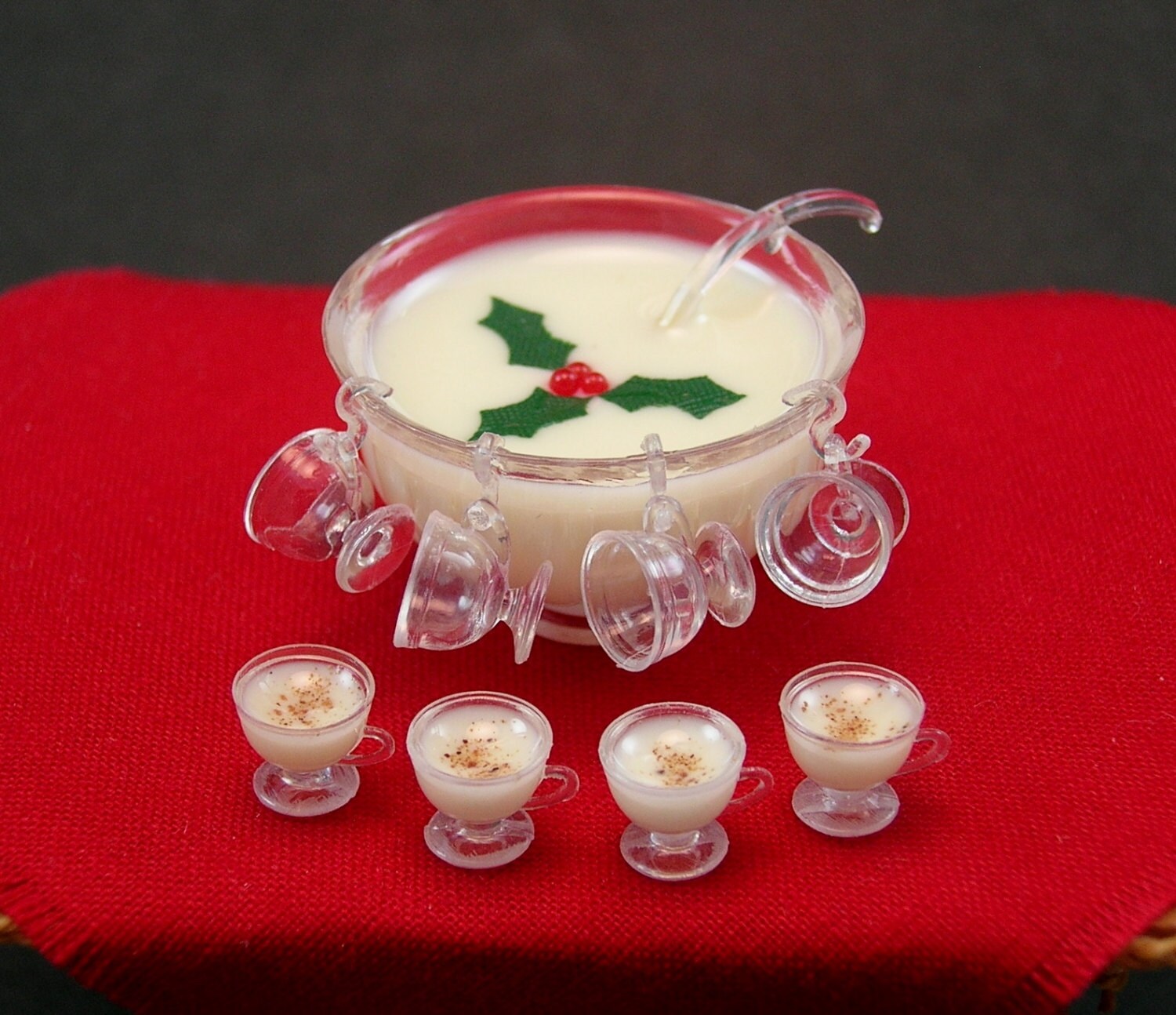 Eggnog in Punch Bowl 112th scale
