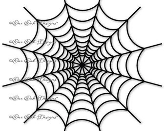 Halloween Spider Web SVG File, dxf, pdf, eps, ai, jpg, png, SVG File for Cameo, Cricut & other electronic cutters