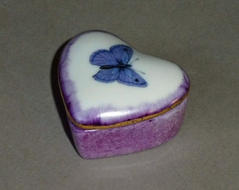 Heart Shaped Butterfly Tooth Fairy Box