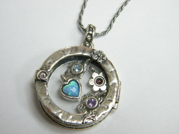 Blue Opals Necklace