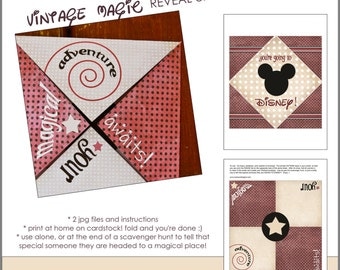 Disney Mousekeeping Printable Envelope print by CatchAStarFineArt